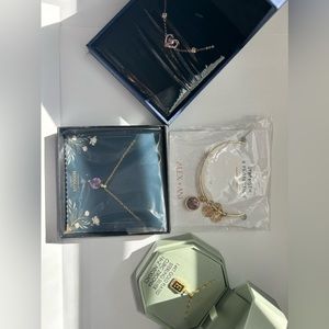 2 Bracelets and 2 Necklaces all Gold and All Not Worn All New